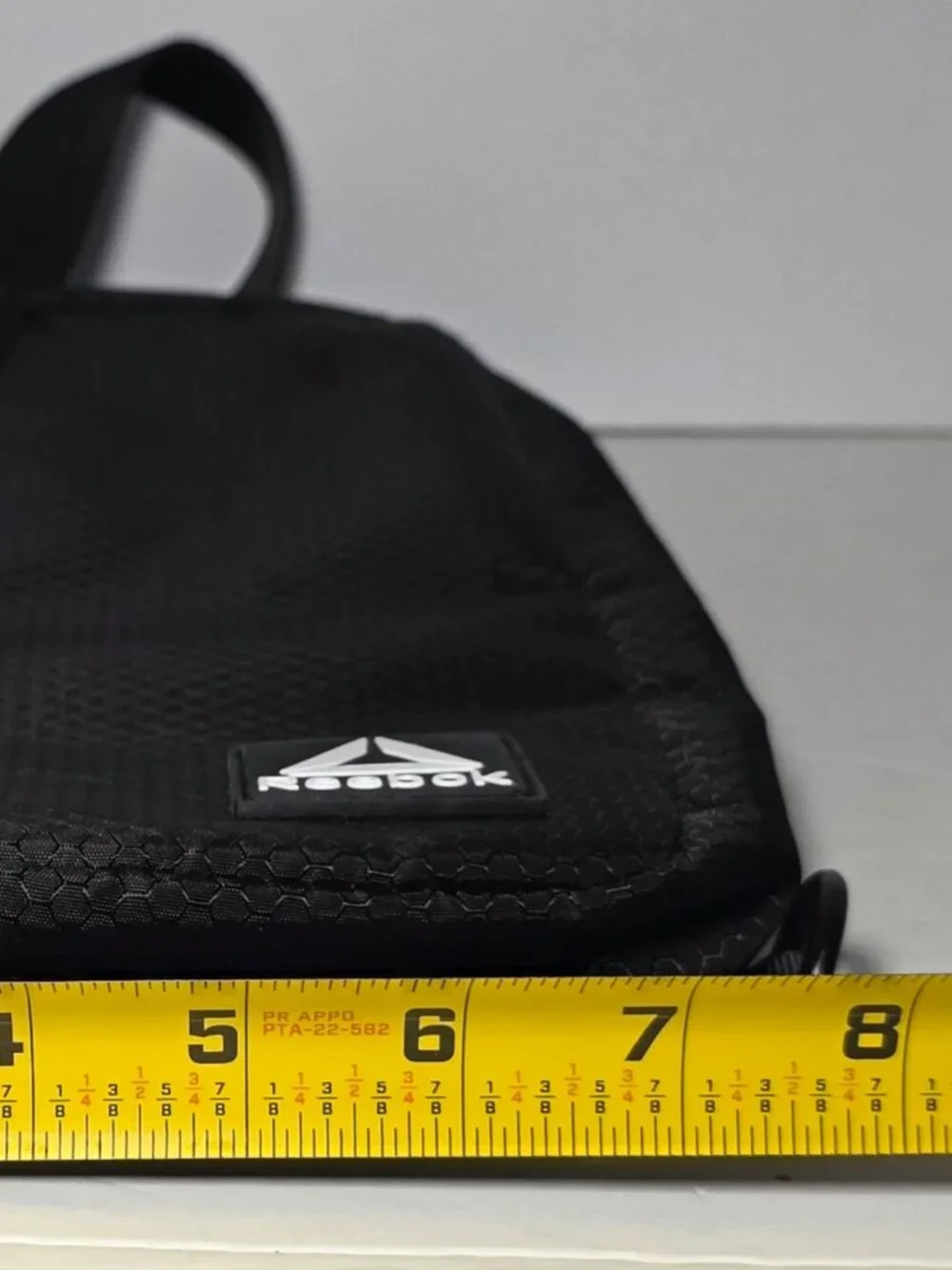 Reebok Black Crossbody Sling Bag with Adjustable Strap